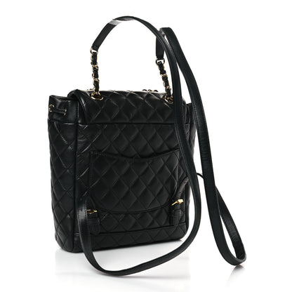 Chanel Lambskin Quilted Small Urban Spirit Backpack Black 3 of 10