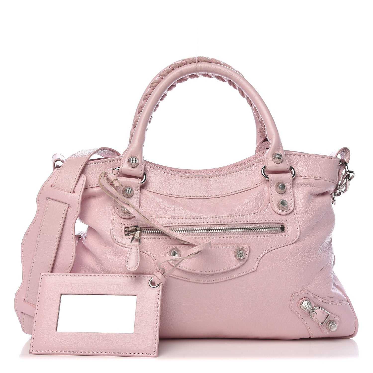 Balenciaga Agneau Giant 12 Silver Hardware Town Rose Poudre Rose Petunia 1 of 10