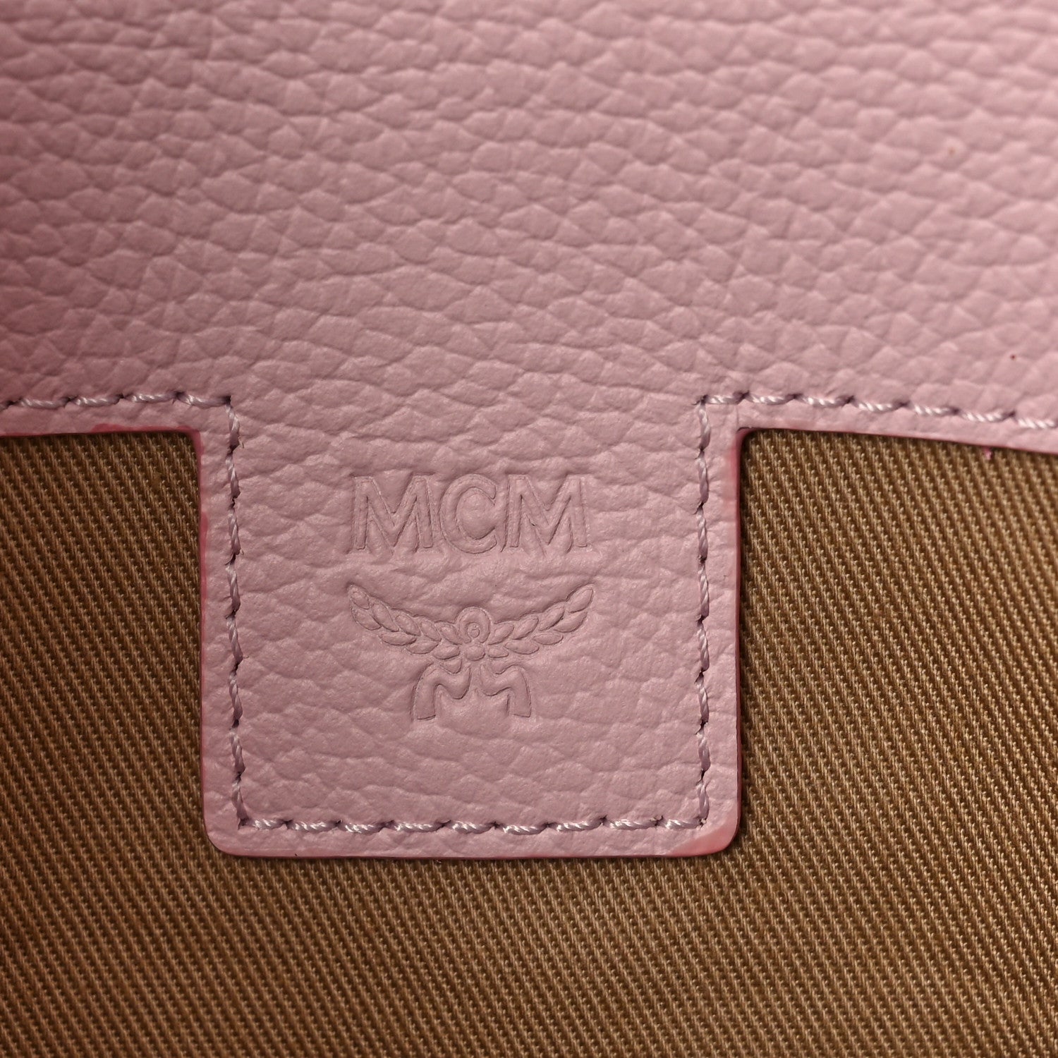 MCM Visetos Corina Crossbody Bag Powder Pink 6 of 8