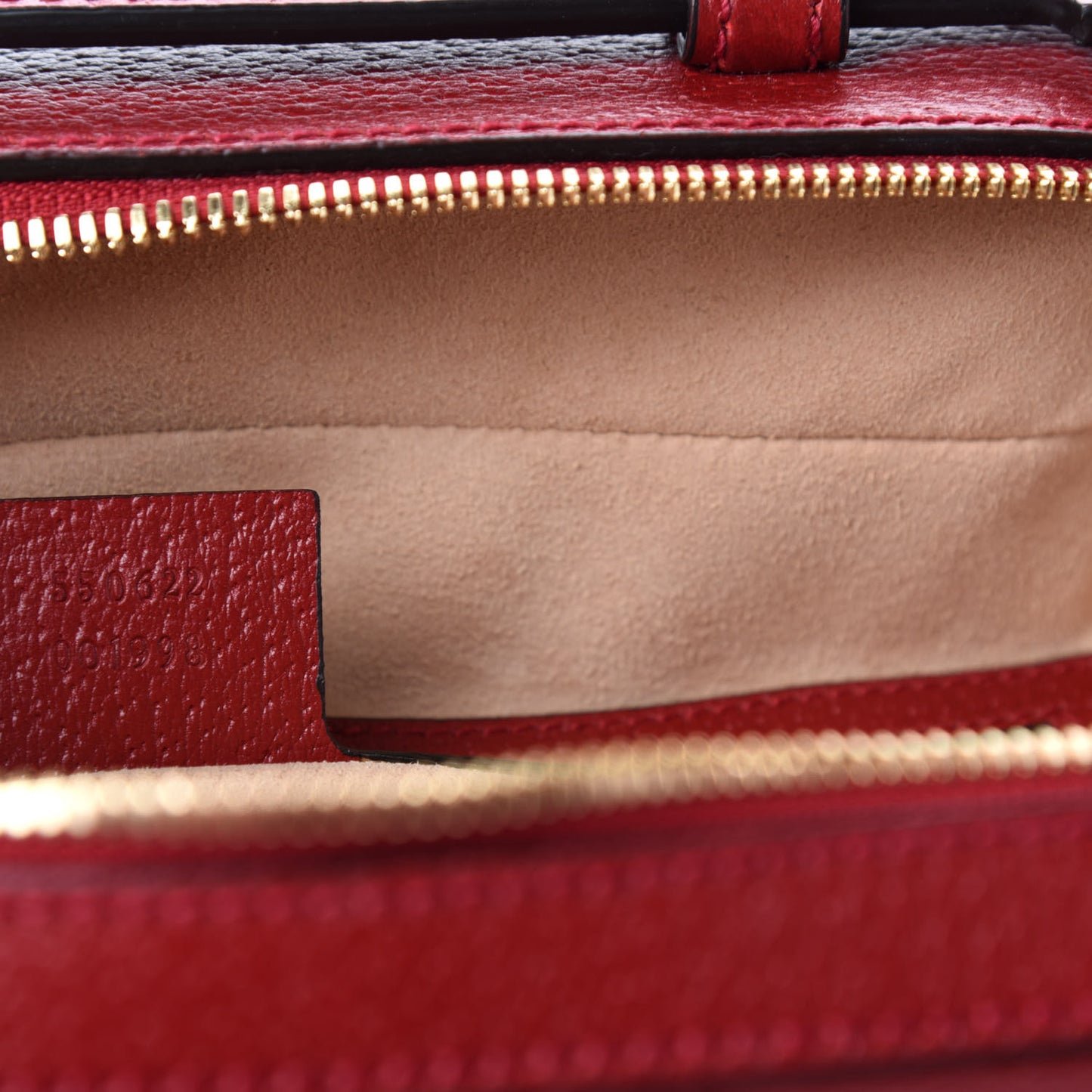 GG Supreme Monogram Flora Web Small Ophidia Top Handle Shoulder Bag Hibiscus Red