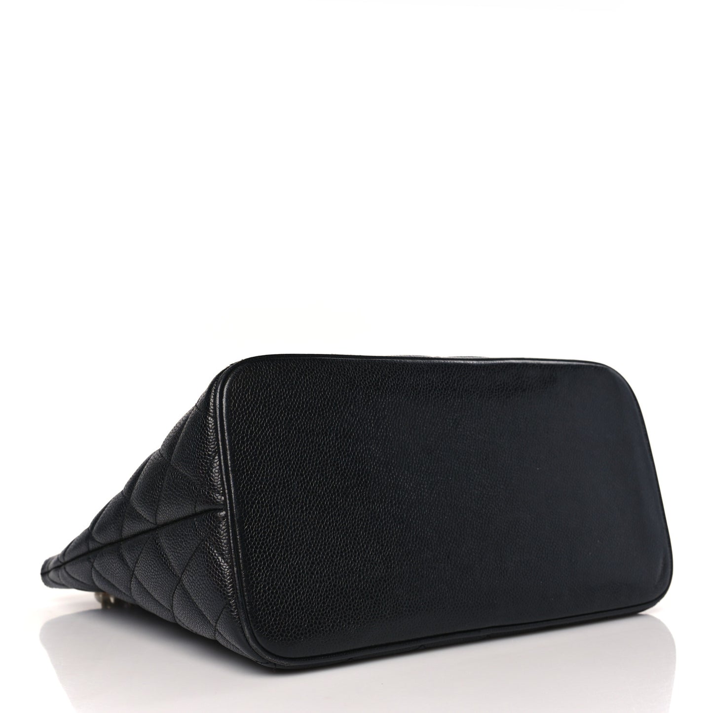 Caviar Quilted Medallion Tote Black