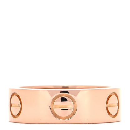 Cartier 18K Pink Gold 5.5mm LOVE Ring 47 4.25 3 of 4
