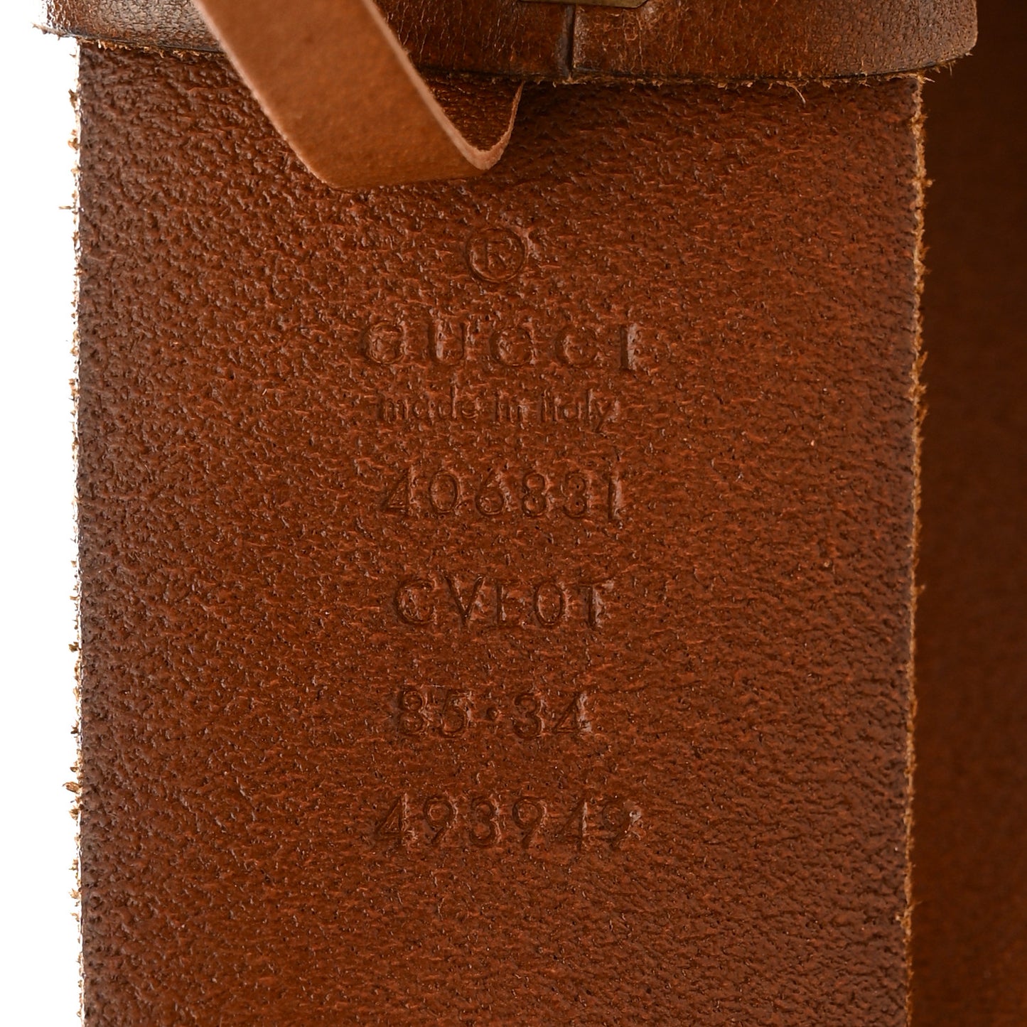 Faded Calfskin Double G 40mm Belt 85 34 Cuir