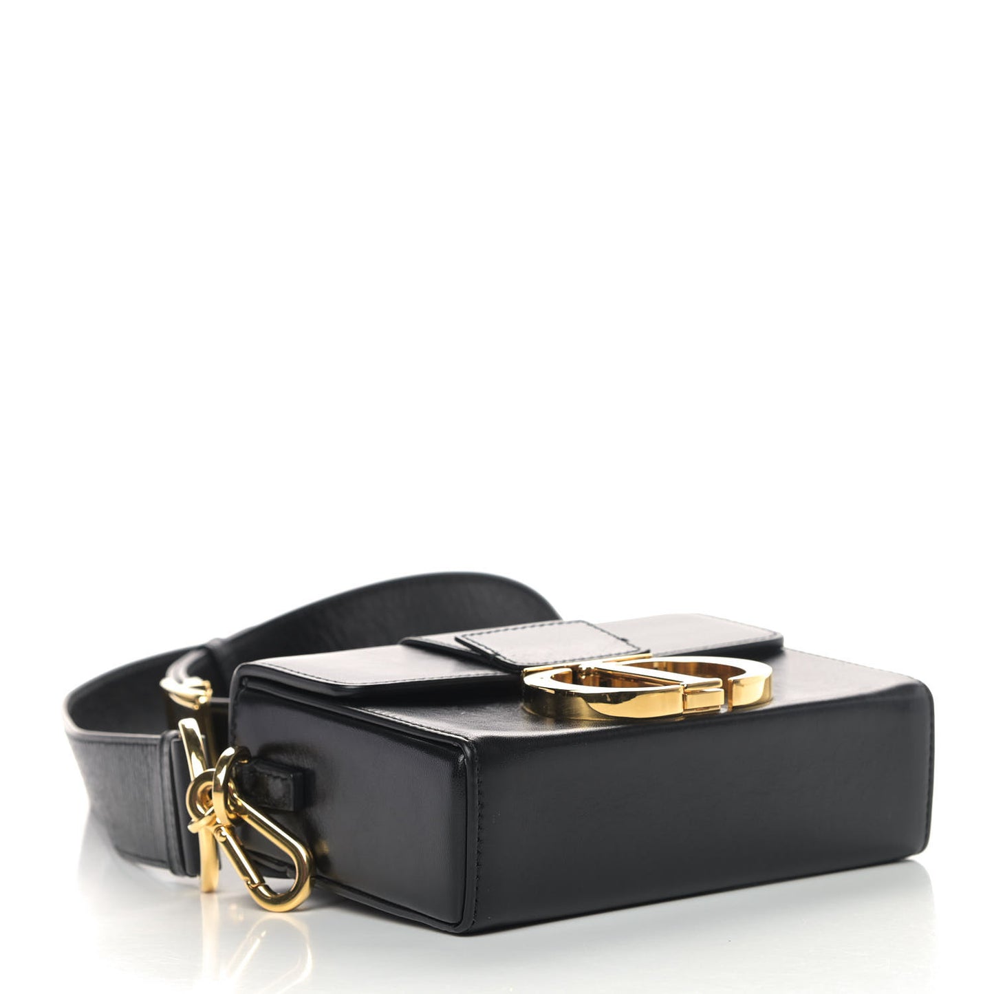 Box Calfskin 30 Montaigne Box Bag Black