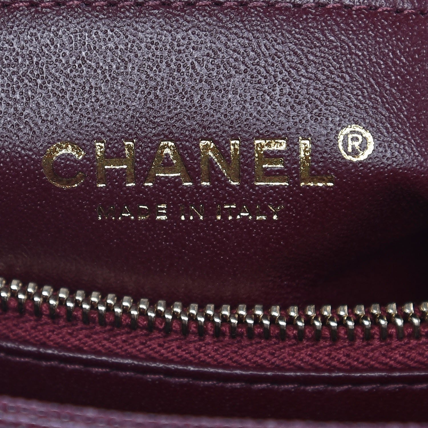 Chanel Caviar Elaphe Quilted Small Coco Handle Flap Burgundy 7 of 9