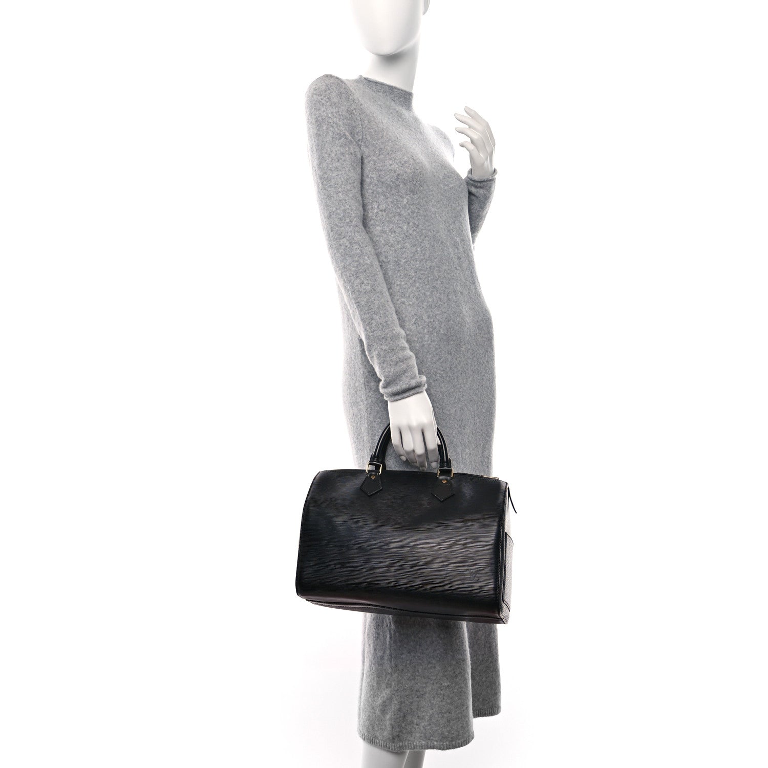Louis Vuitton Epi Speedy 30 Black 2 of 13
