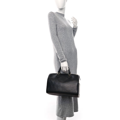 Louis Vuitton Epi Speedy 30 Black 2 of 13