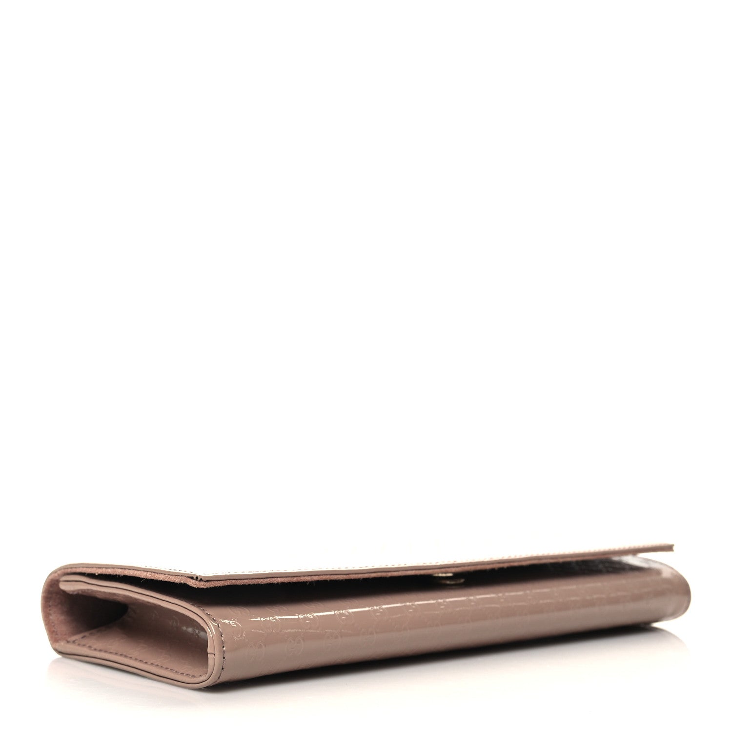 Gucci Patent Microguccissima Small Broadway Clutch Dark Cipria 4 of 9