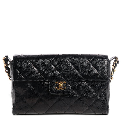 Chanel Caviar Quilted Medium Single Flap Black 1 of 8