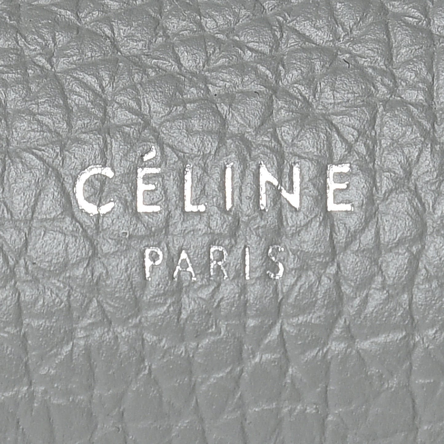 Supple Grained Calfskin Small Big Bag Grey