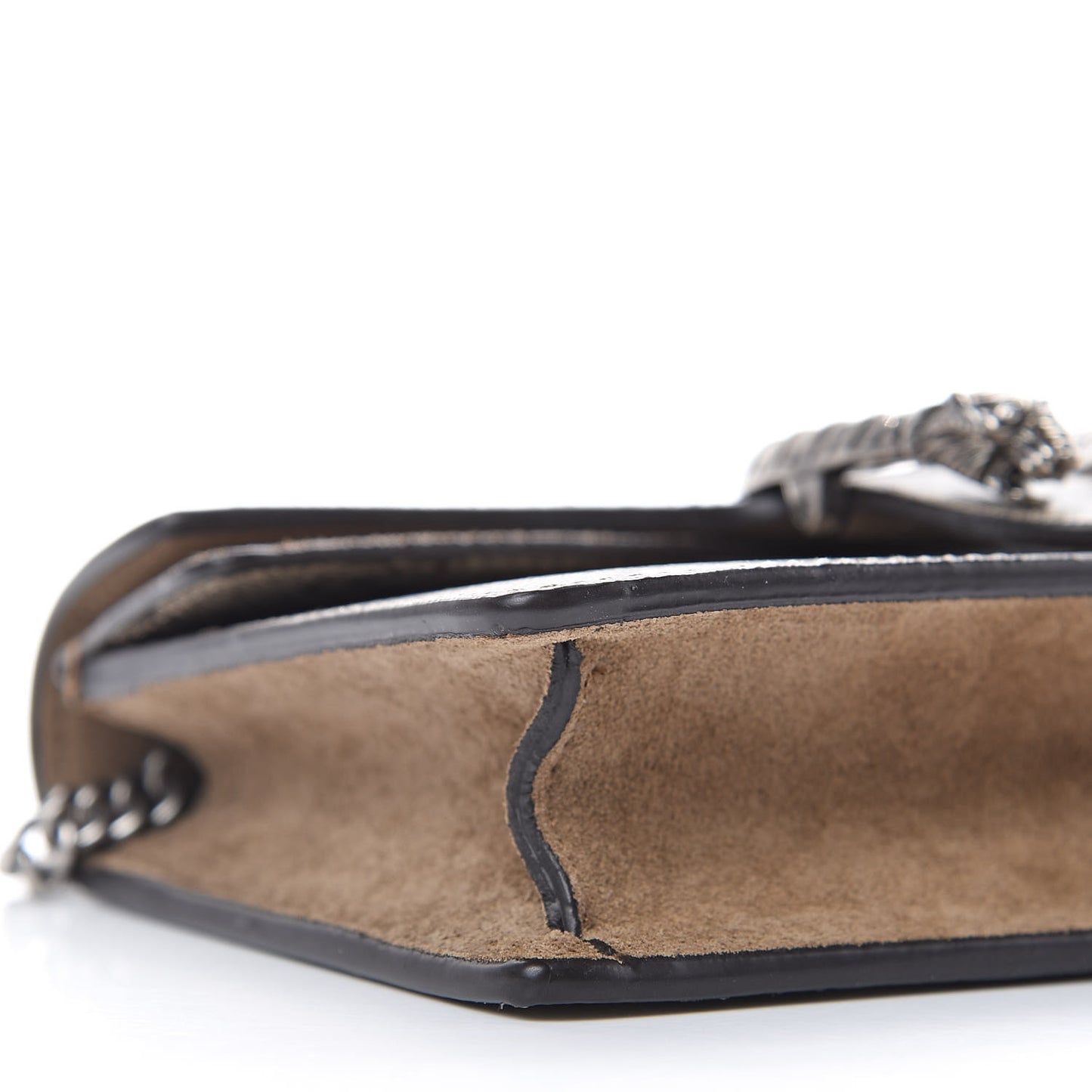 GG Supreme Monogram Super Mini Dionysus Shoulder Bag Taupe