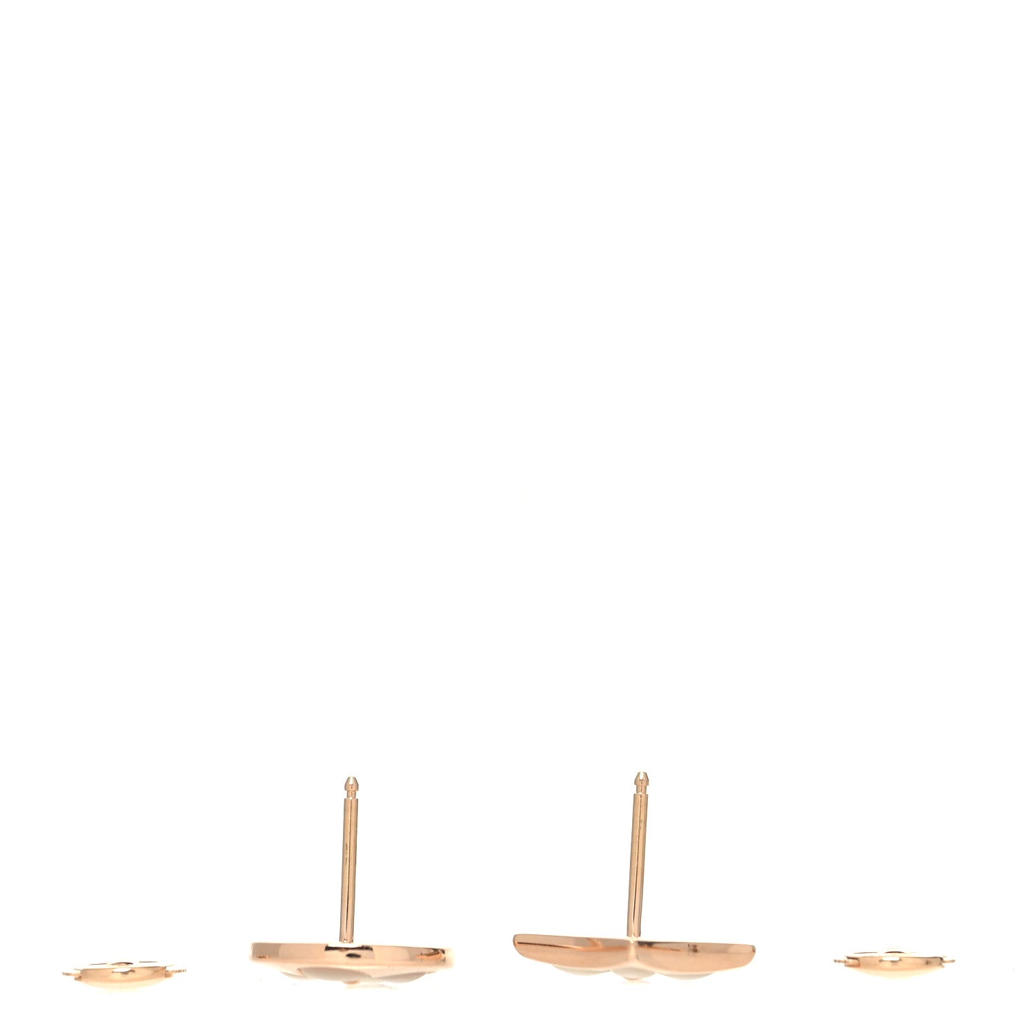 Louis Vuitton 18K Pink Gold Mother of Pearl Color Blossom Star & Sun Stud Earrings 3 of 7