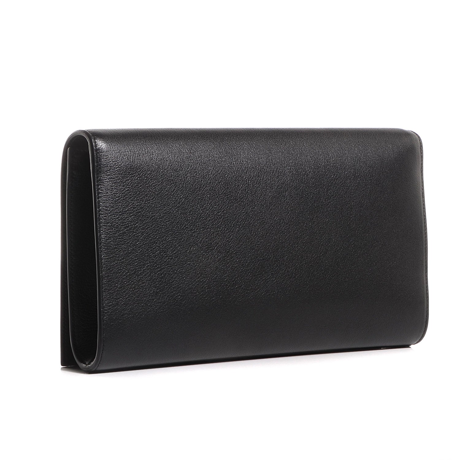 Saint Laurent Leather Large Belle de Jour Clutch Black 4 of 7