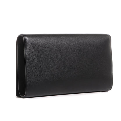 Saint Laurent Leather Large Belle de Jour Clutch Black 4 of 7