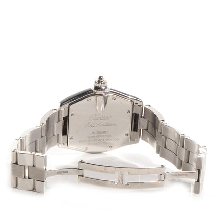 Cartier Stainless Steel 37mm Roadster Automatic Watch Black 4 of 10