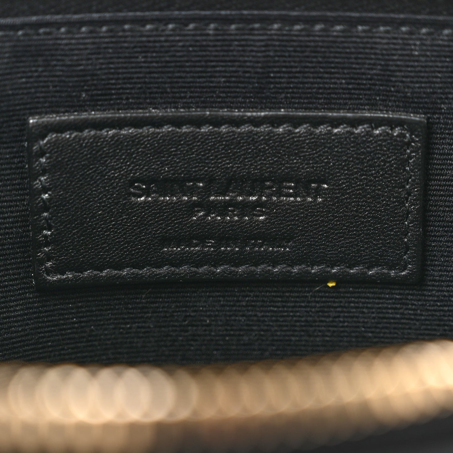 Calfskin Medium Zip Clutch Black