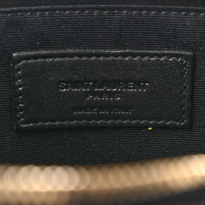 Saint Laurent Calfskin Medium Zip Clutch Black 7 of 7