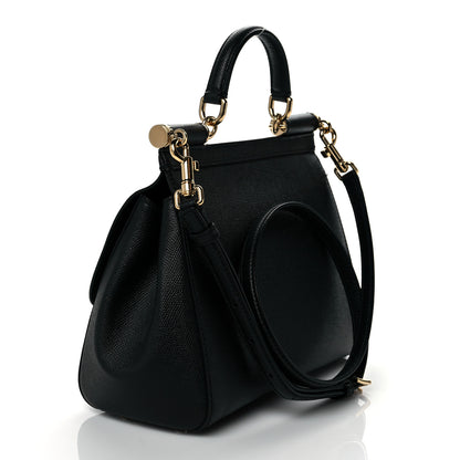 Dolce & Gabbana Dauphine Medium Miss Sicily Satchel Black 4 of 10