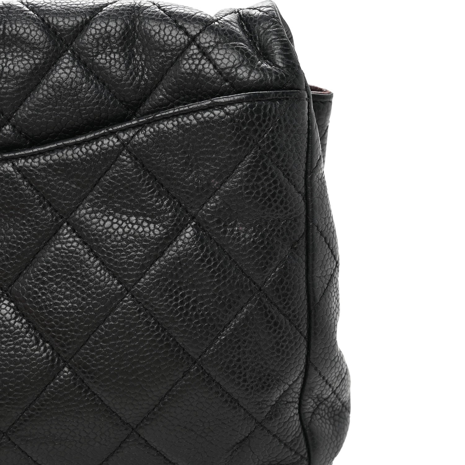 Chanel Caviar Quilted Clutch With Chain Flap Black 11 of 12