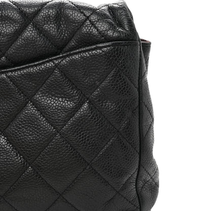 Chanel Caviar Quilted Clutch With Chain Flap Black 11 of 12