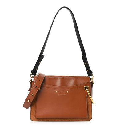 Chloe Calfskin Suede Small Roy Bag Caramel 1 of 9