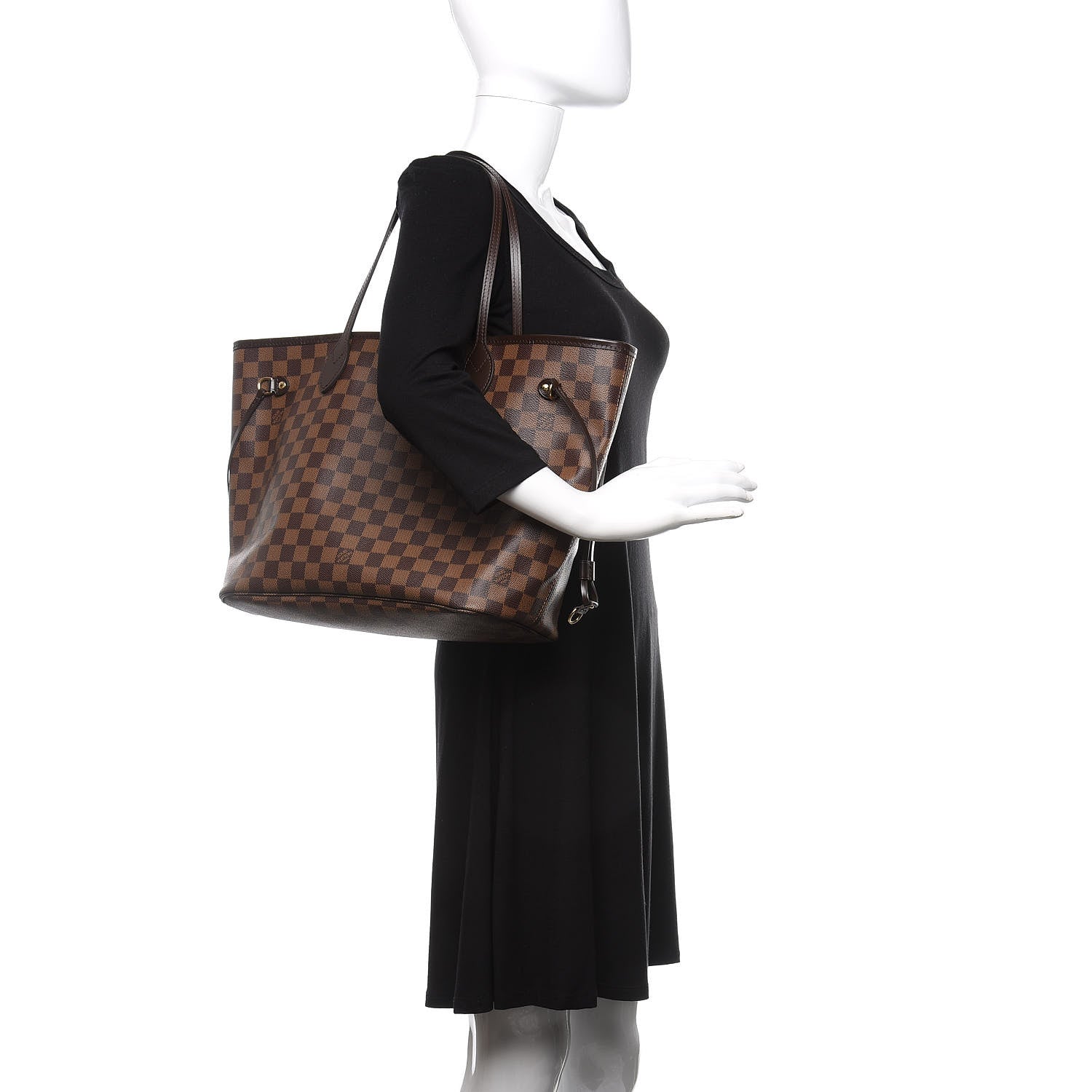 Louis Vuitton Damier Ebene Neo Neverfull MM 2 of 14