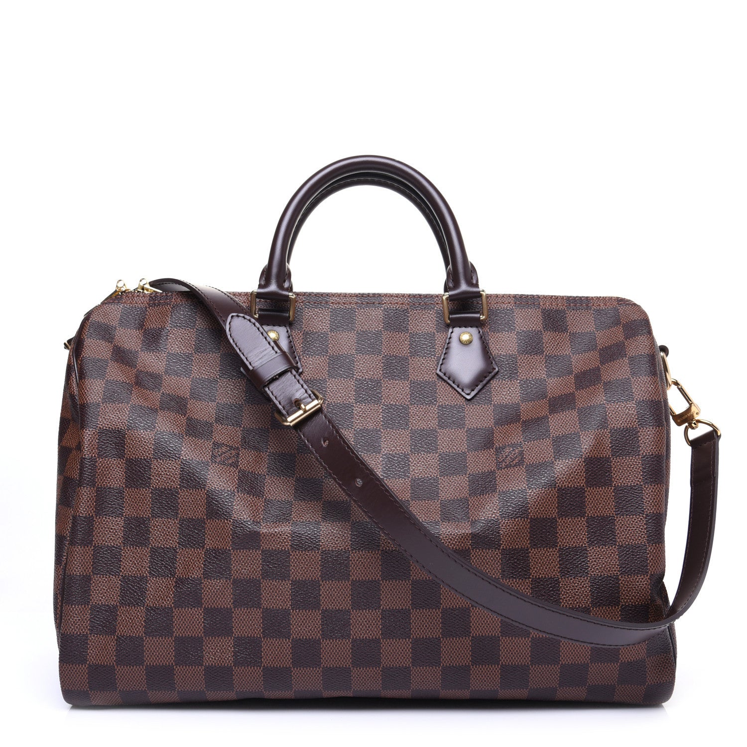 Louis Vuitton Damier Ebene Speedy Bandouliere 35 1 of 12