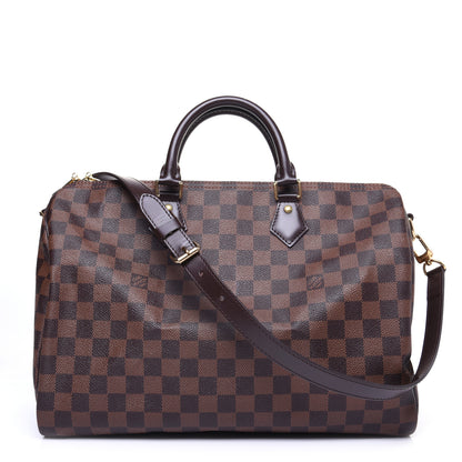 Louis Vuitton Damier Ebene Speedy Bandouliere 35 1 of 12