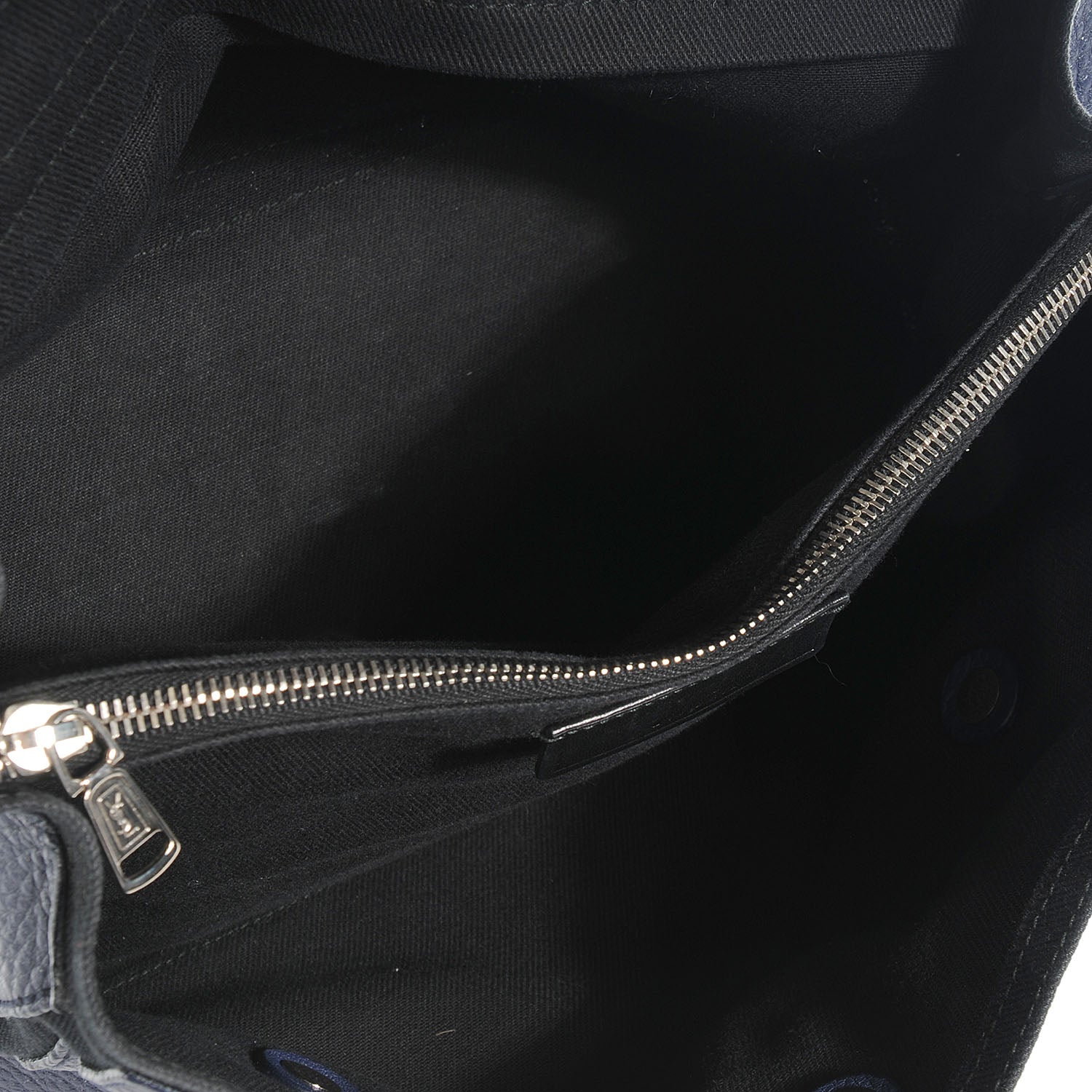 Saint Laurent Leather Medium Muse Two Navy 5 of 7