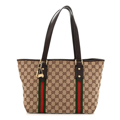 Gucci Monogram Medium Jolicoeur Tote Dark Brown 1 of 10