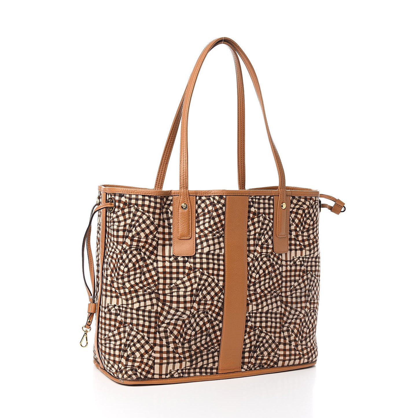 Visetos Medium Liz Reversible Shopper Tote Cognac