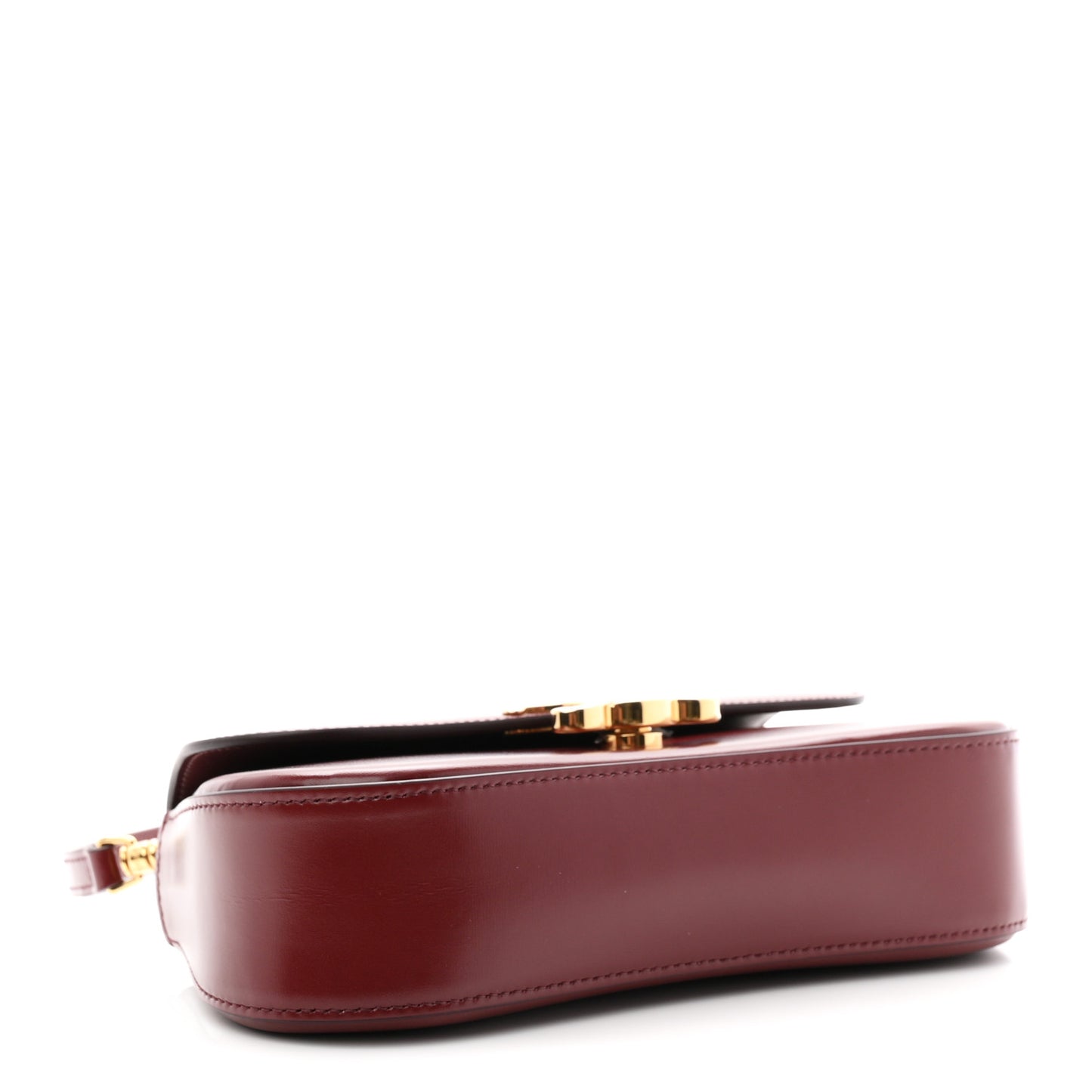 Shiny Calfskin Teen Lola Bag Light Burgundy