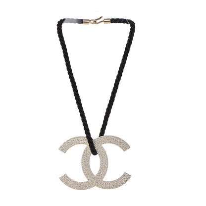 Chanel Crystal CC Rope Necklace 3 of 5