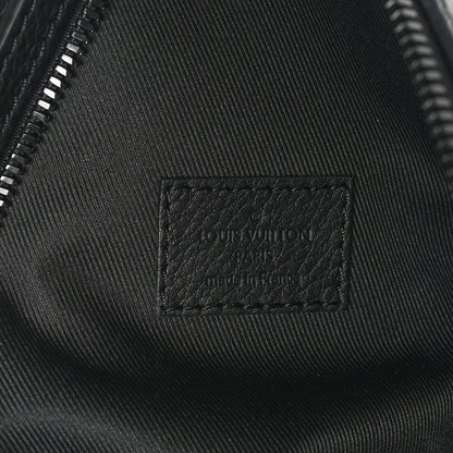 Louis Vuitton Calfskin Shadow Monogram Duo Slingbag Black 7 of 10