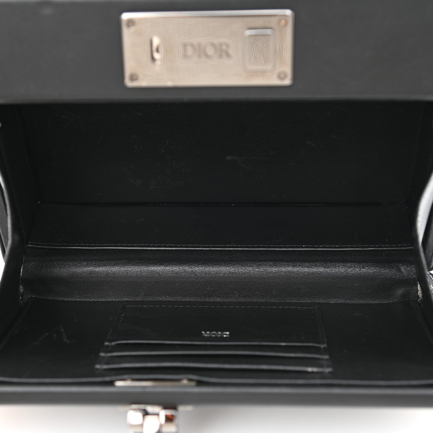 Christian Dior Oblique Lock Handle Bag Black 1148753 – FASHIONPHILE