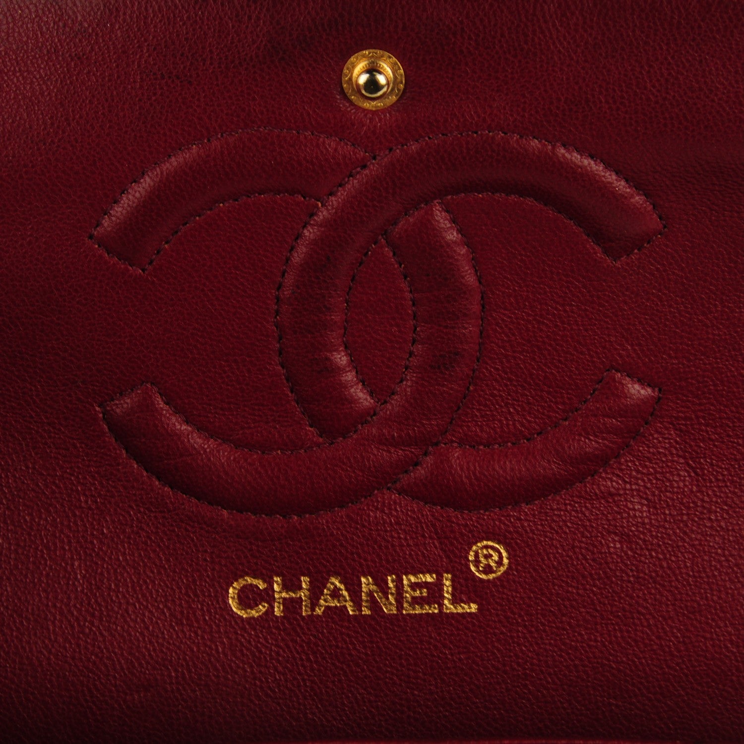 Chanel Lambskin Quilted Medium Double Flap Black 6 of 8