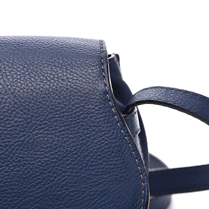 Chloe Calfskin Mini Marcie Round Crossbody Bag Royal Navy 10 of 12