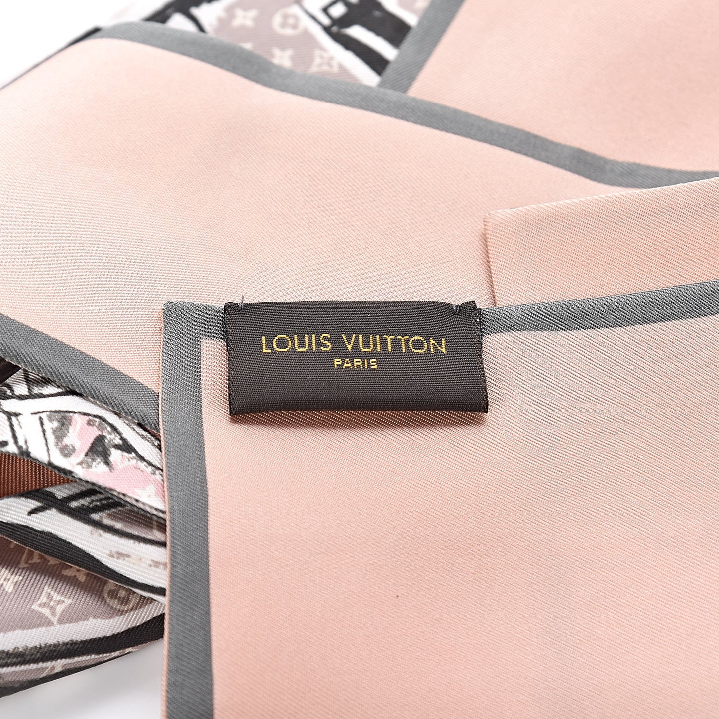 Silk Monogram Trunks Bandeau Rose Poudre