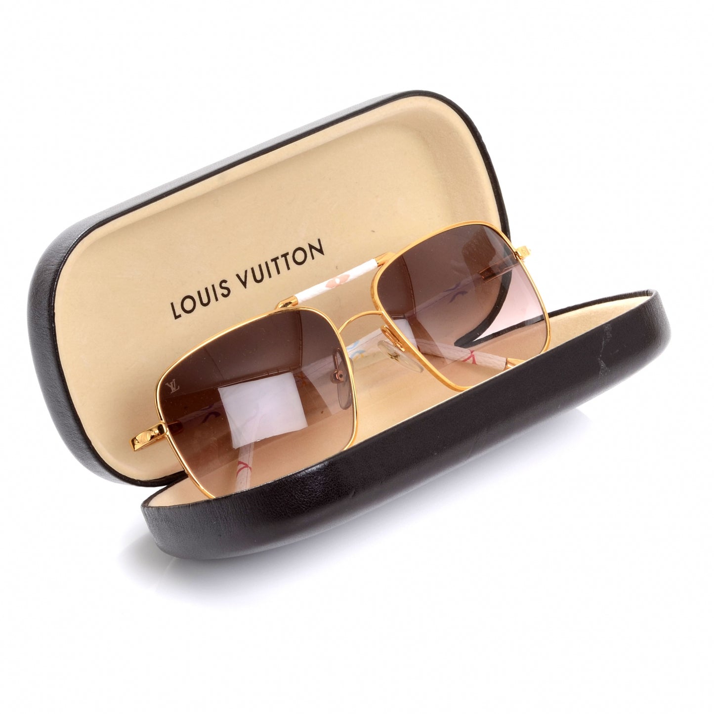 Monogram Multicolor Conspiration Pilote Aviator Sunglasses Gold