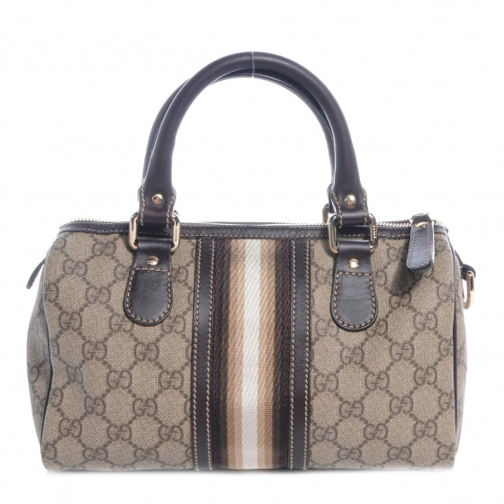 Monogram Vintage Web Small Boston Ebony