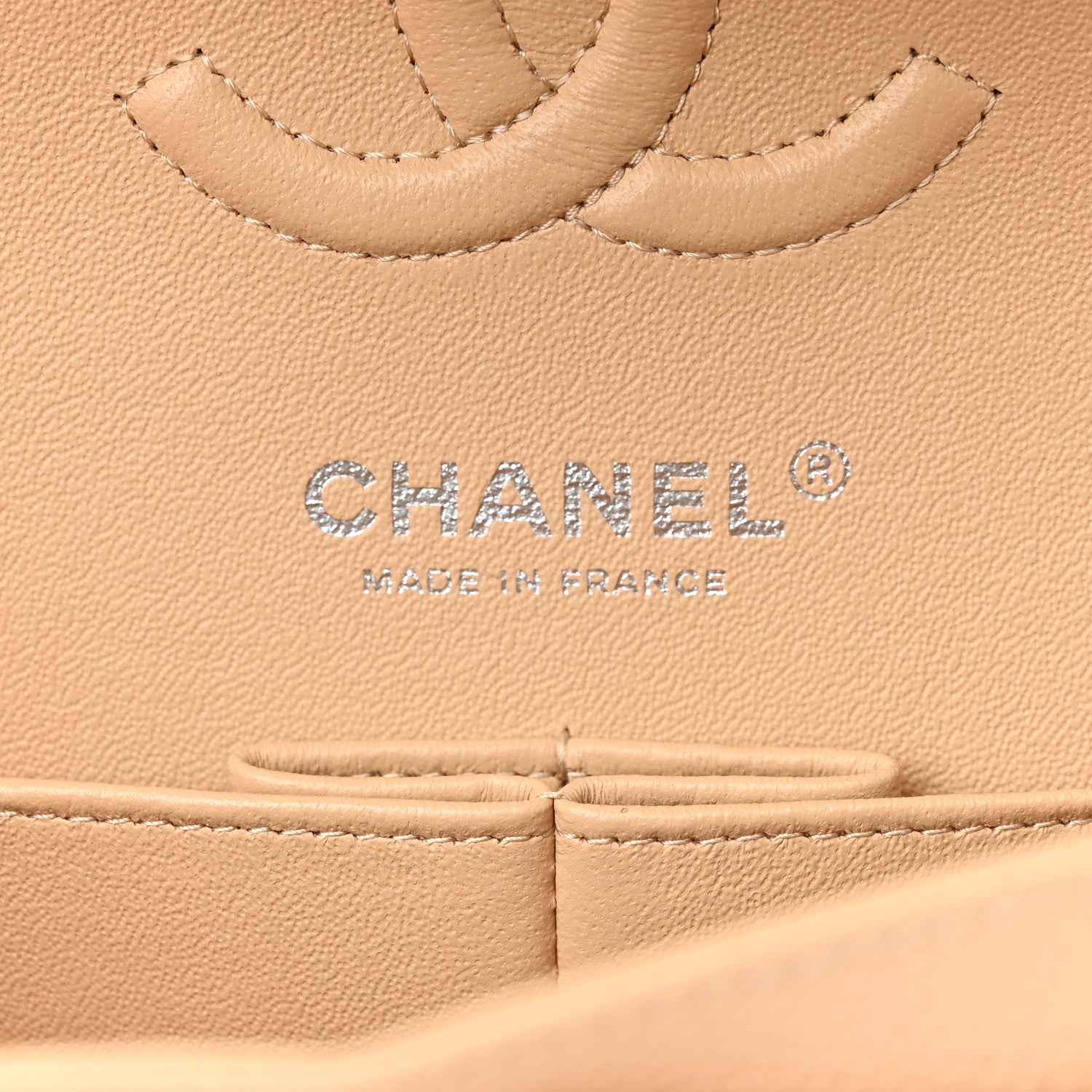 Chanel Caviar Quilted Small Double Flap Beige 5 of 12