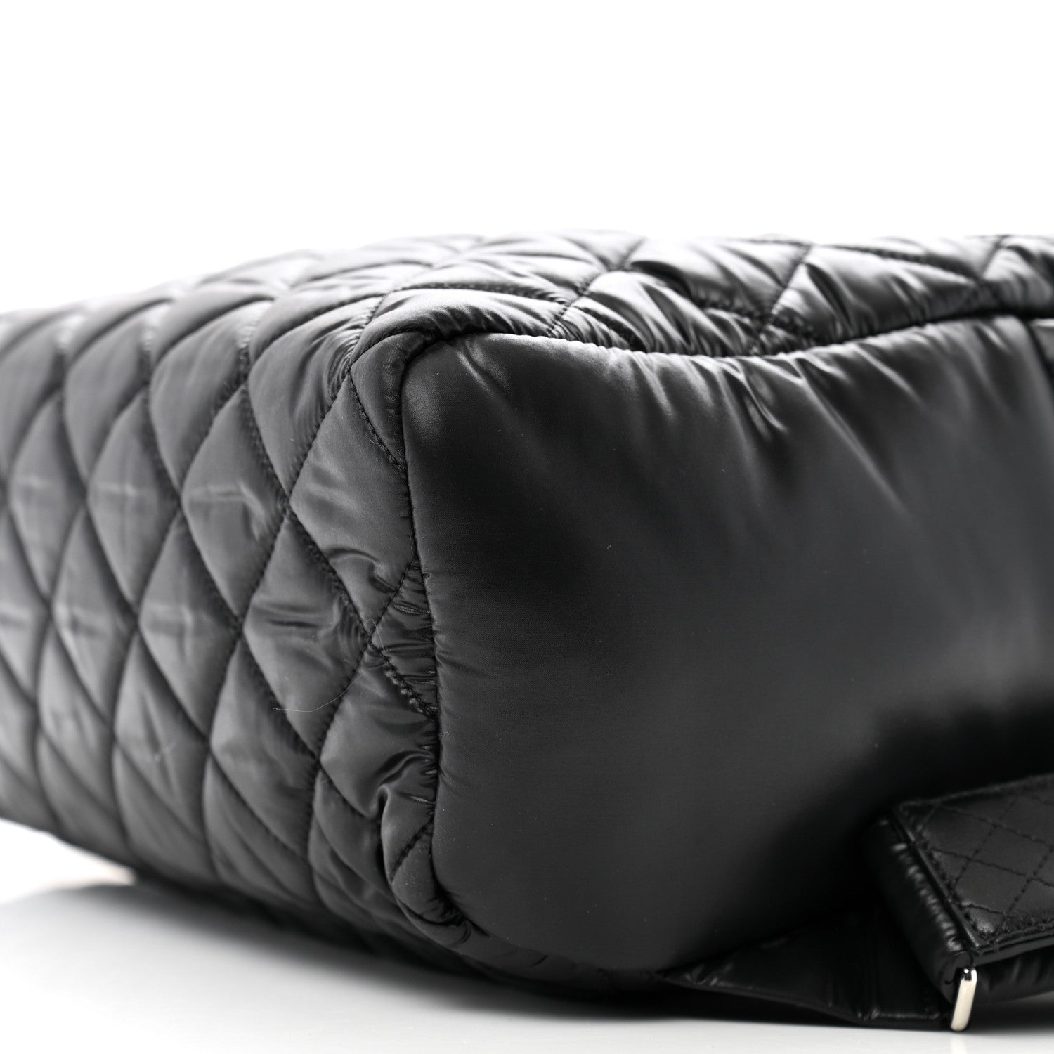 Chanel Nylon Quilted Coco Cocoon Backpack Black 10 of 11