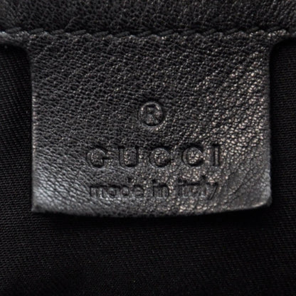 Gucci Leather Large Horsebit Chain Hobo Black 7 of 9