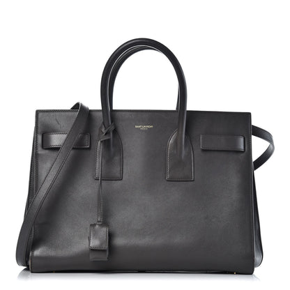 Saint Laurent Calfskin Small Sac De Jour Fog 1 of 17