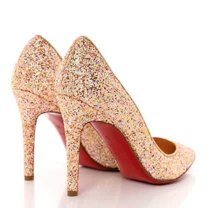 Christian Louboutin Glitter Pigalle Follies Dragonfly 85 Pumps 35 Pompadour 4 of 10