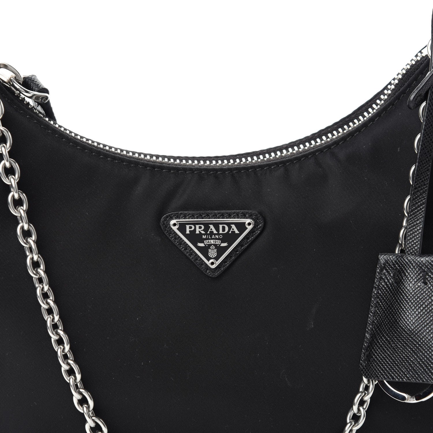 Prada Nylon Re-Edition 2005 Shoulder Bag Black 11 of 12