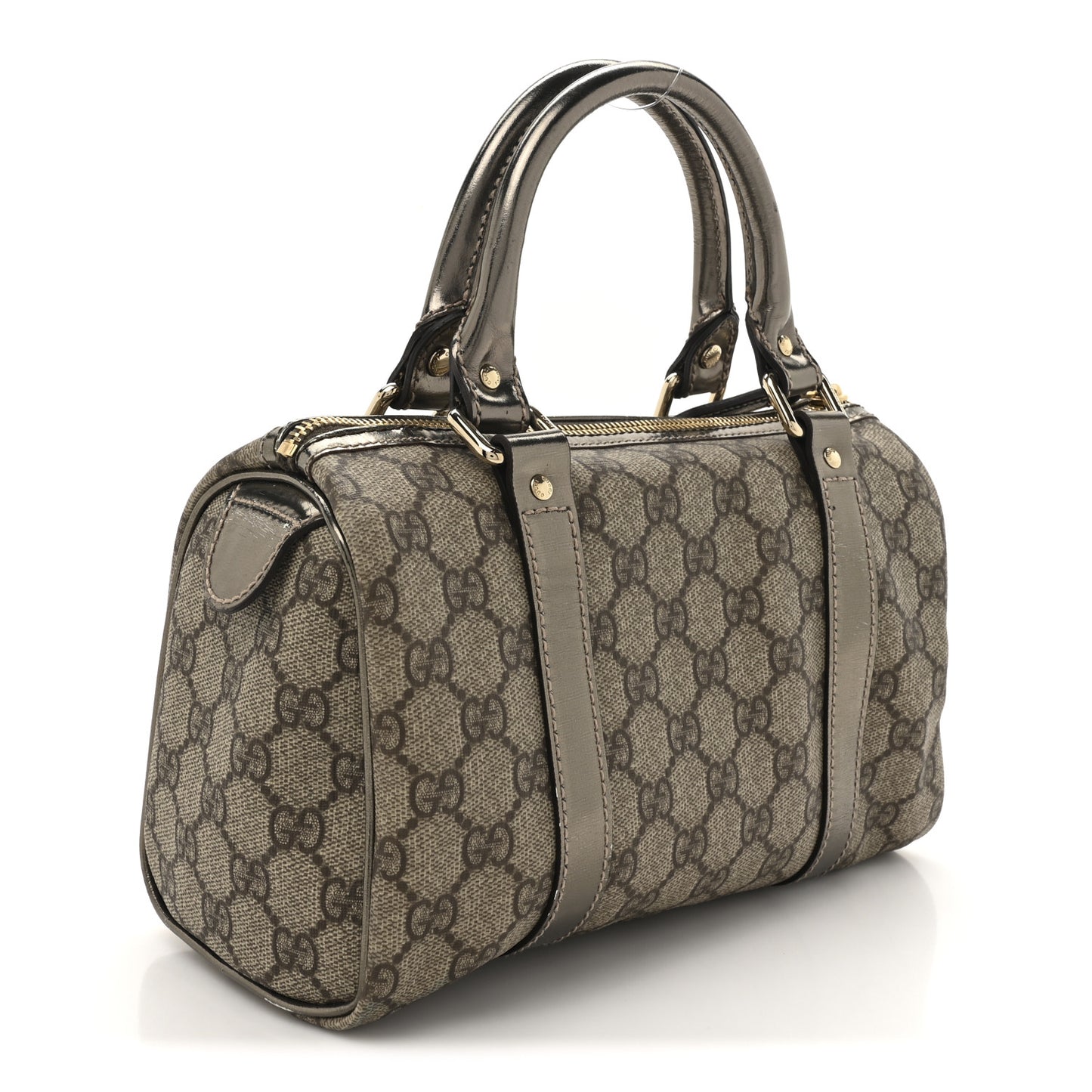 GG Plus Monogram Small Joy Boston Metallic