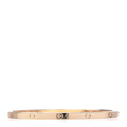 Cartier 18K Yellow Gold Small LOVE Bracelet 17 1 of 6