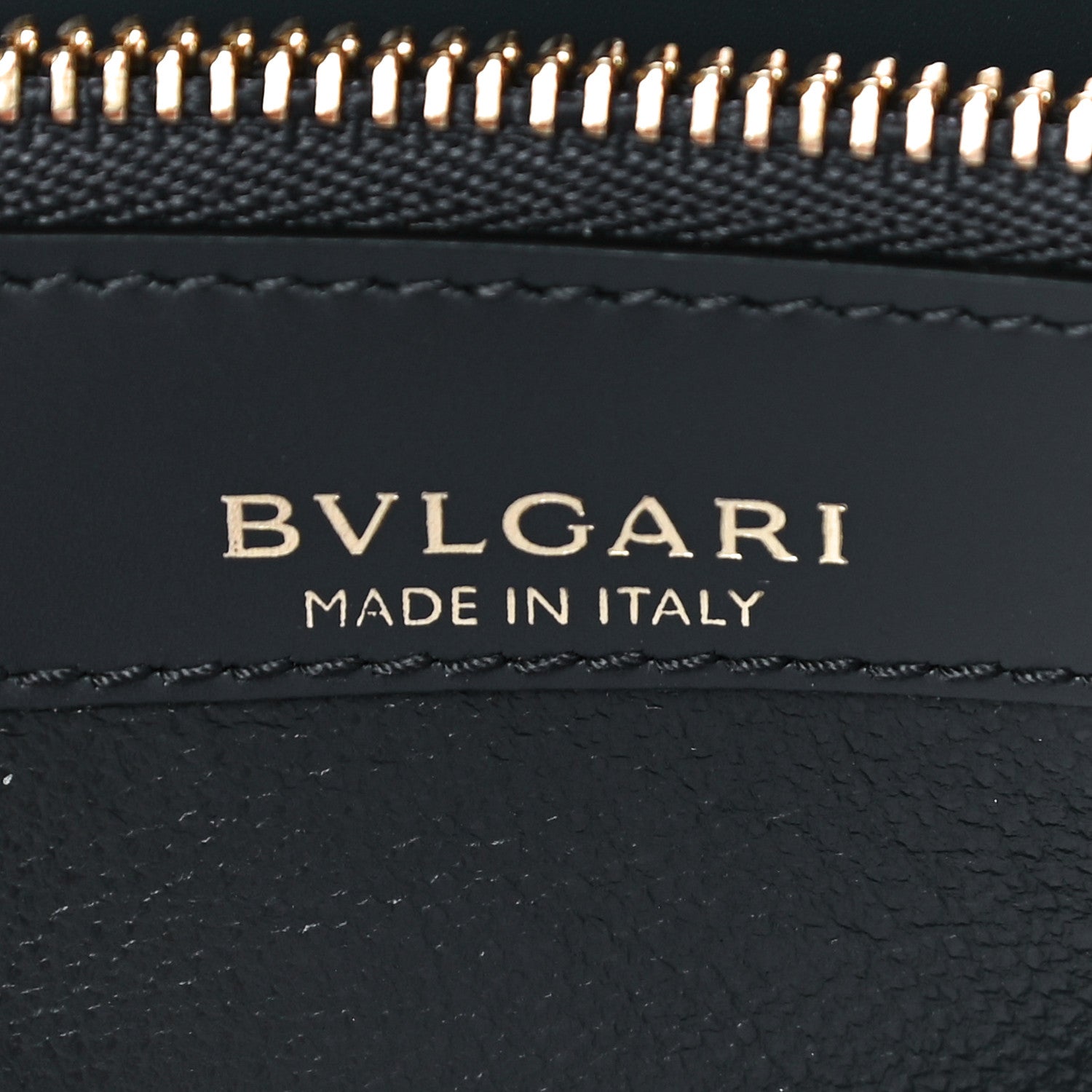 Bulgari Metallic Karung Serpenti Forever Zip Around Wallet Charcoal 6 of 10