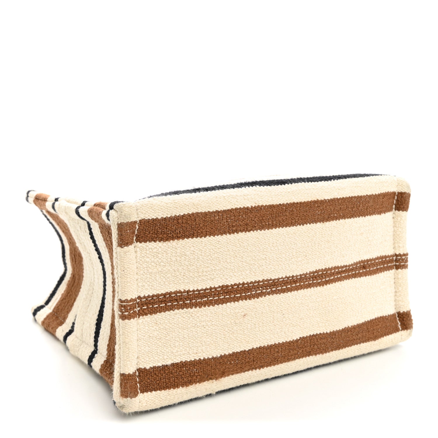 Celine Jacquard Striped Small Cabas Thais Multicolor 4 of 9